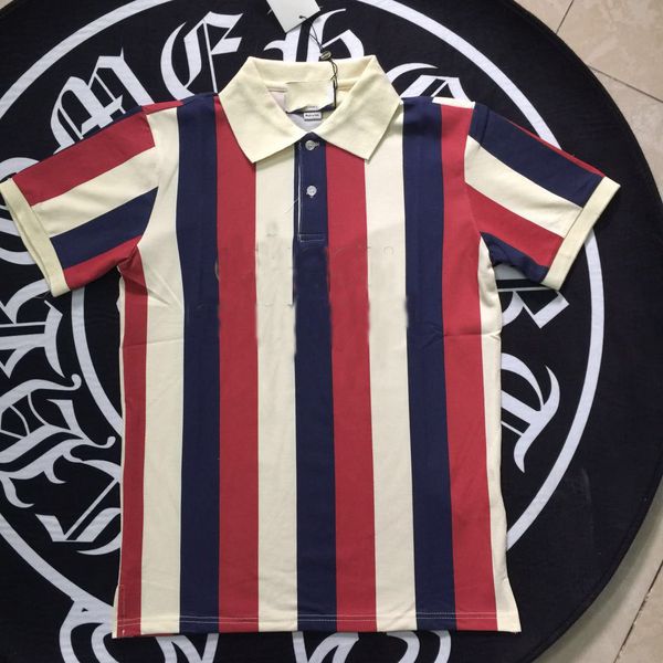 camisa de rayas de colores hombre