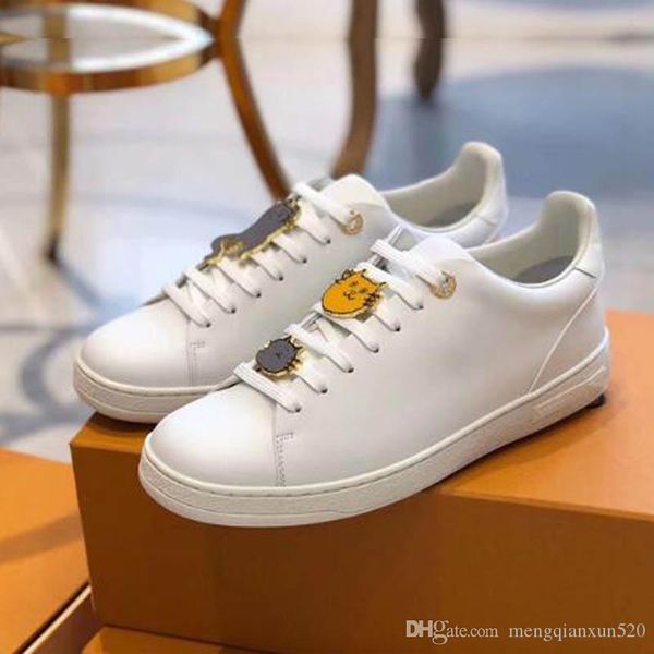 

casual shoes white shoes women travel 100 leather laceup sneaker lady designer running trainers letters woman shoe flat printed men gym snea, Black