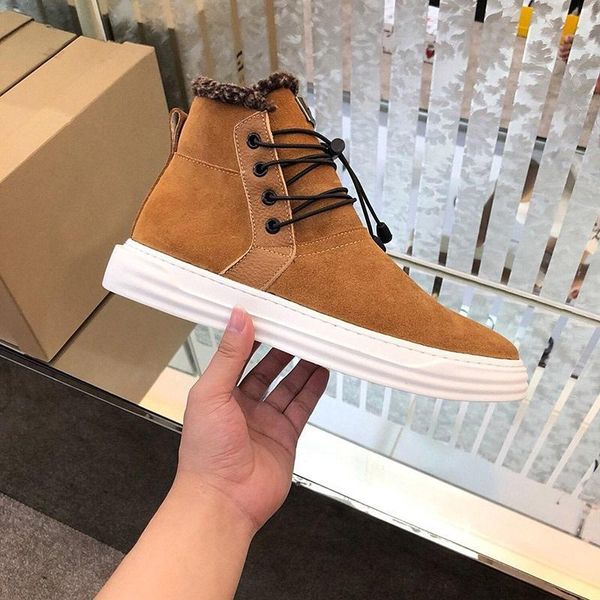 

2020 new real australia high-quality men warm snow boots teenage students snow winter boots casual shoes c01 02, Black