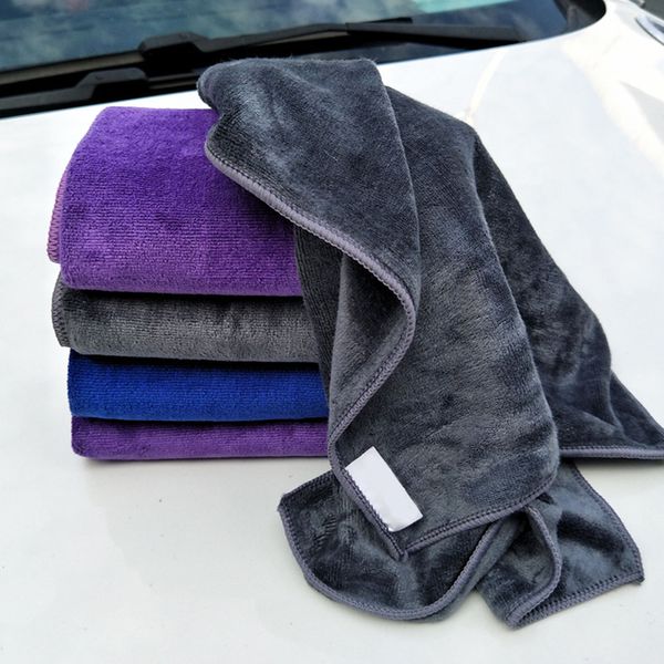 

30x70cm polyester wax super absorbent cleaning fiber microfiber car towel washing cloth household cleaner auto care