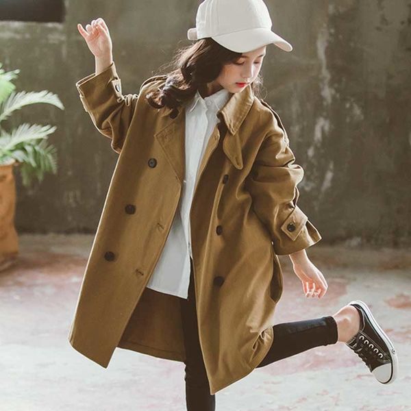 

back to school autumn spring 2019 big girls jackets little girls coats 2019 baby girl kids jacket trend coat children's clothing, Blue;gray