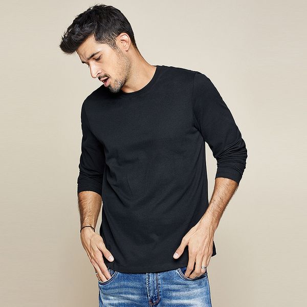 

kuegou 2019 autumn solid black color sweater men pullover casual jumper for male brand knitted korean style clothes 98001, White;black