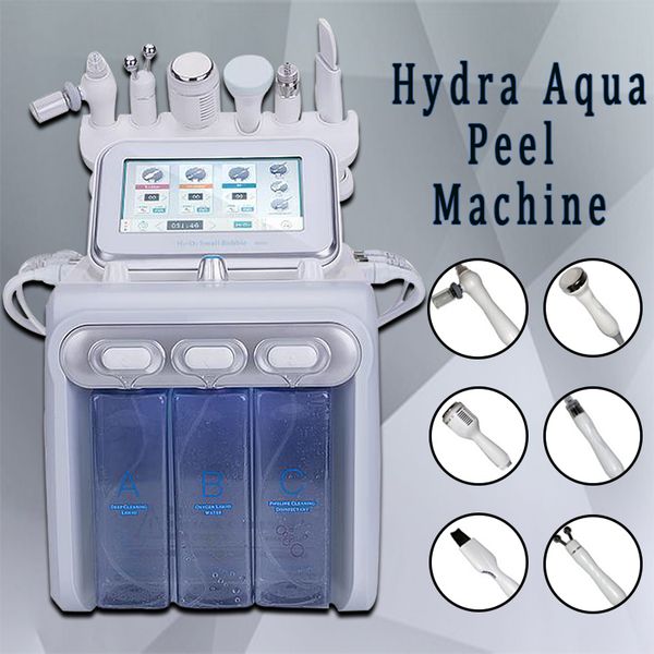 

2019 new spa beauty equipment h2-o2 hydra aqua peel machine water oxygen jet peel skin care scrubber bio face lift ultrasonic, Black;white