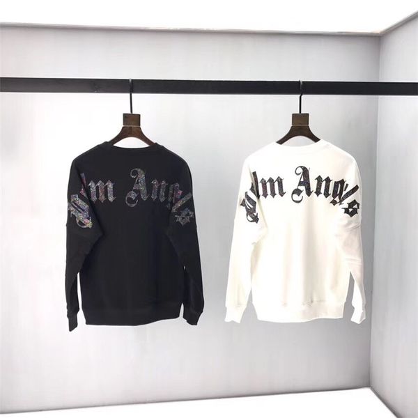 

Reflective palm angel weat hirt men women 19fw treetwear colorful reflective palm angel weat hirt, Black