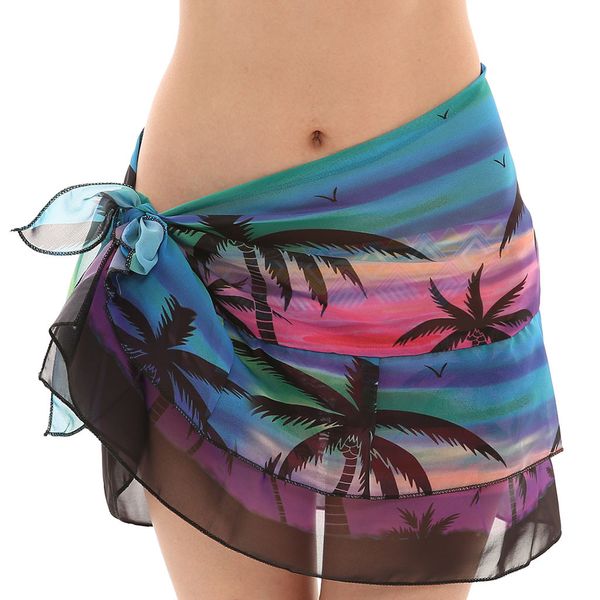 Fashion Womens Tassels Sunscreen Shawl Beach Bikini Wrap Coverup Skirt Swimsuit