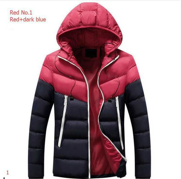 

sport brand winter coats for mens designer jackets luxury men down jacket coats casual hip hop warm trendy jacket 2019 man downs windbreaker, Black