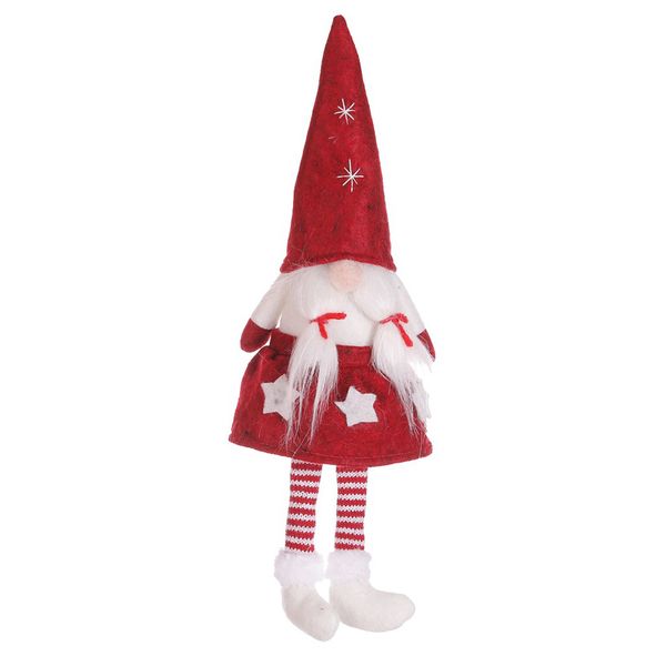 

vivid standing home decoration cloth festival cute nordic style ornament kids toy girl party faceless christmas doll gifts