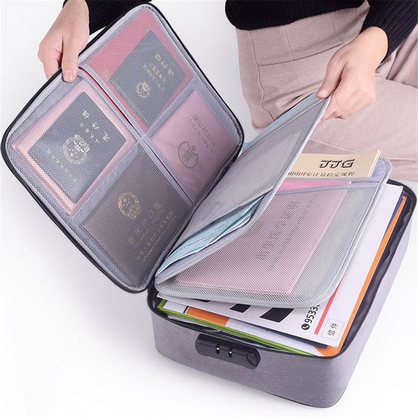

large capacity document file bag case waterproof document bag organizer papers storage pouch credential diploma storage file