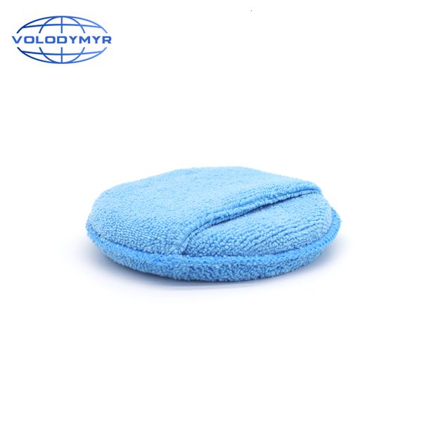 

5 wax pad applicator microfiber inch diameter detailing tools polishing sponge after waxing for auto cleaning car clean detail