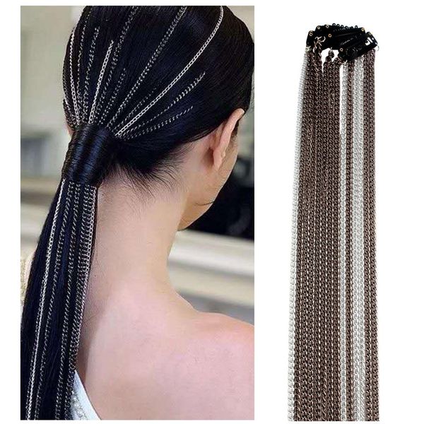 

ins fashion headwear chain bb hair clip chain tassel hair accessories