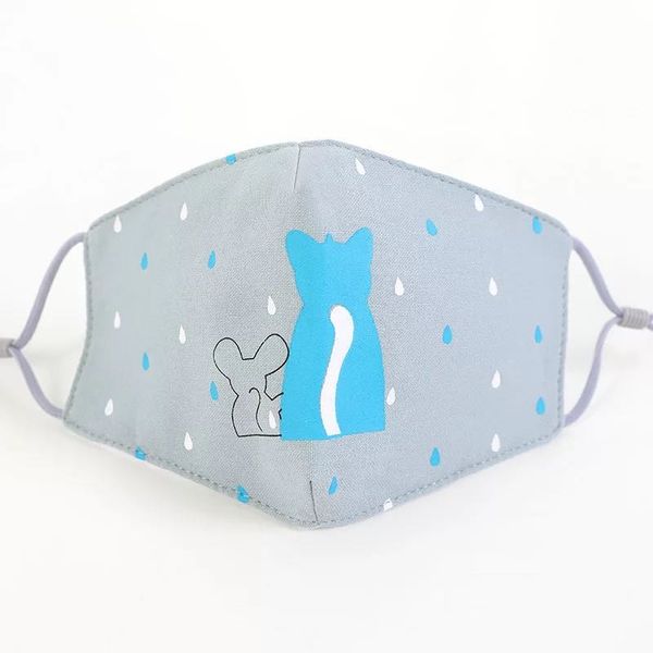 

оптовые на складе 3-12 года детей маска маски cotton мальчик девочка лицо 3-слойные моющегося пыле рм2,5 ушных взрослые маски