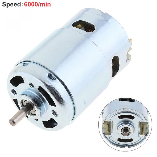 

895 dc12v high speed motor 6000rpm double ball bearing with cooling fan and high torque for sprayer / car wash pump