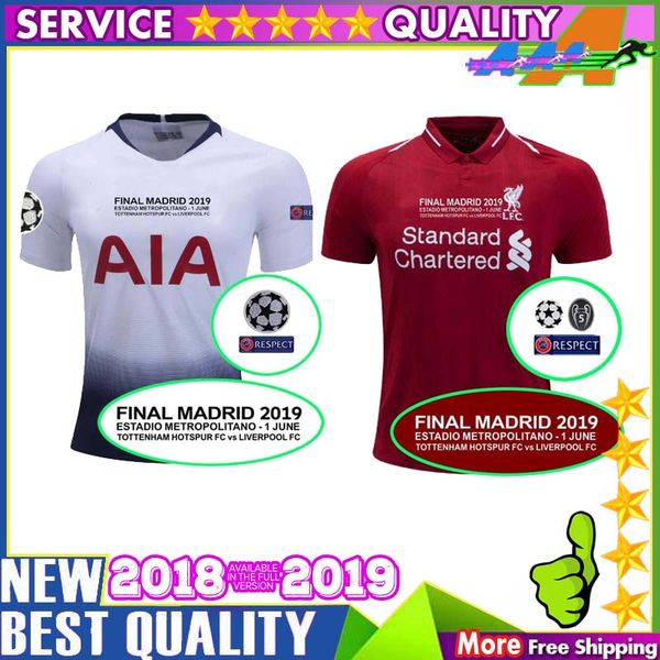 

18 19 20 tottenhame champion league final madrid football jer ey alah mane firmino on kane milner erik en m alah pur occer jer ey