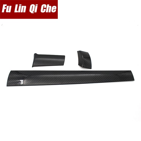 

car interior front center control dashboard stripe cover trim for civic 2016 2017 2018 2019 left hand drive