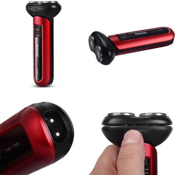 

men portable 2 cutter head electric usb 2w 8h &gt;35min appliances shaver ac100-240v 50/60hz electric razor