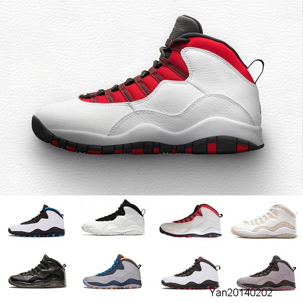 

new men 10 x oreo men basketball shoes fashion black white man sneakers mens 10s jumpman basket ball sports shoes size 40-47