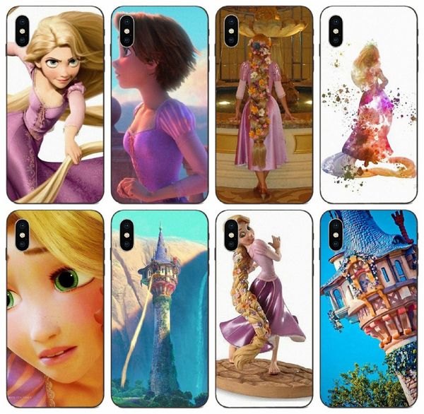 

tongtrade] new tangled rapunzel princess classic case for apple iphone 11 pro x xs max 8 7 6 5 4 samsung s10 huawei mate 30 lite cover case