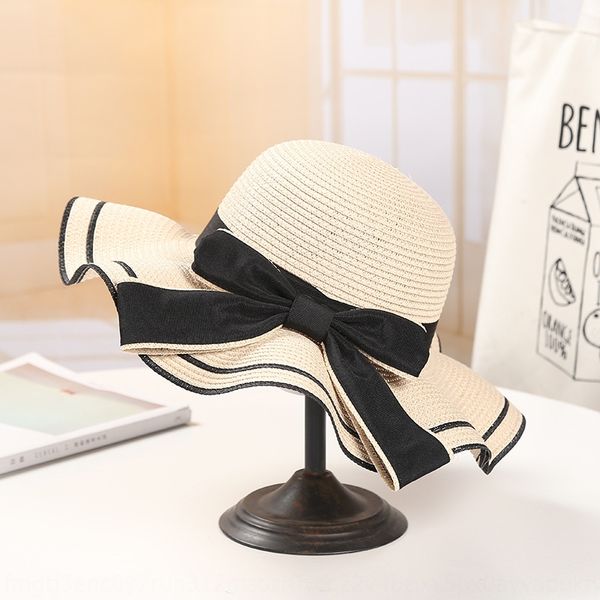 

all-match foldable straw women's straw sunscreen travel sunscreen holiday hat beach hat tide, Blue;gray