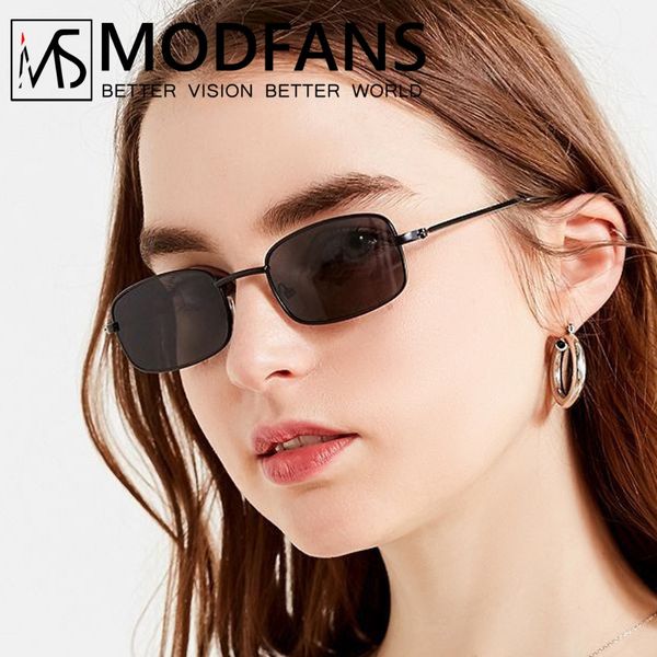 

small rectangle sunglasses retro fashion for women men metal ocean red yellow pink sun glasses vintage eyewear, White;black
