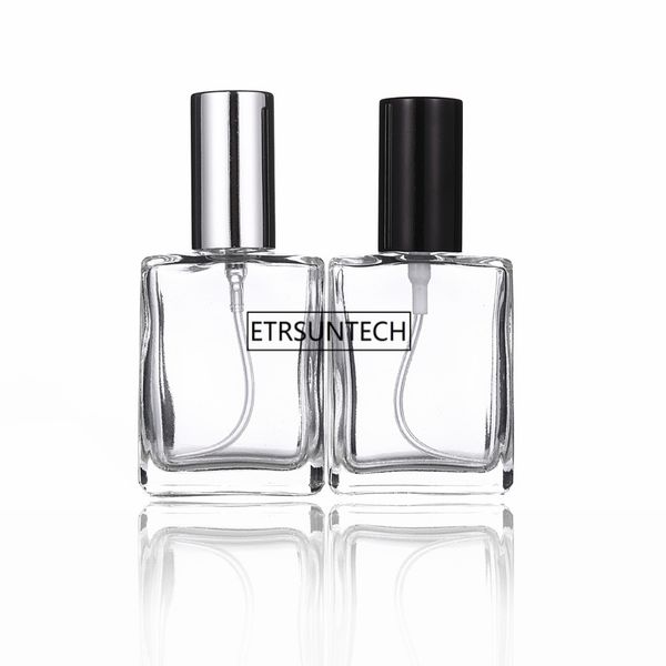

100pcs 15ml transparent glass bottle spray perfume bottle sample glass vials small perfume atomizer f2467