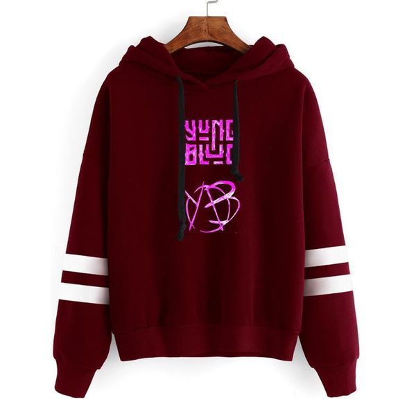 

yungblud harajuku hoodies bars sleeves sweatshirts red color tracksuit casual cool printed women men hooded, Black