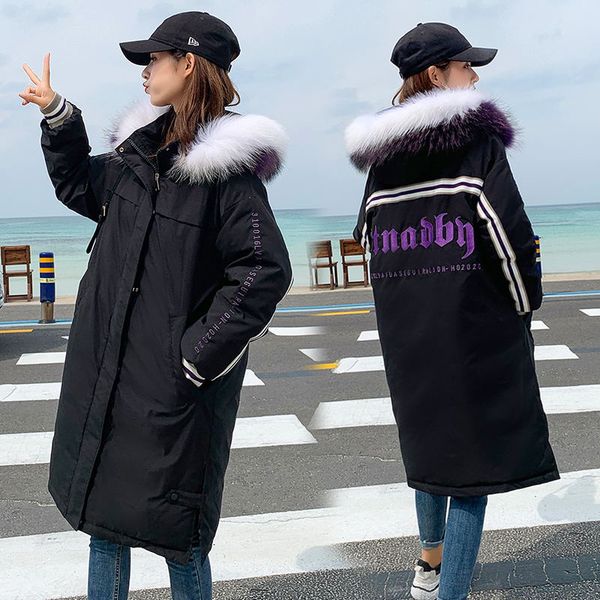 

women jacket parkas 2019 fashion solid zipper winter female jacket coat plus size warm cotton winter basic women parkas, Tan;black