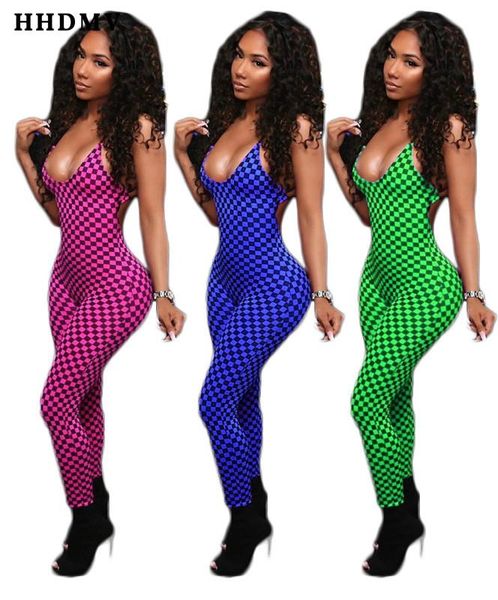 

hhdmv gojs19105 сексуального пляж стиля комбинезоны рукавов condole пояс шнуровки роса назад плед напечатаны 3 цвета комбинезонов длинных шт, Black;white