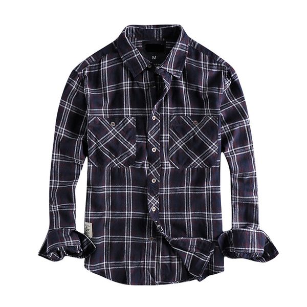 

japanese harajuku vintage cotton flannel plaid shirt for men urban boys streetwear button up long sleeve flannel shirts, White;black