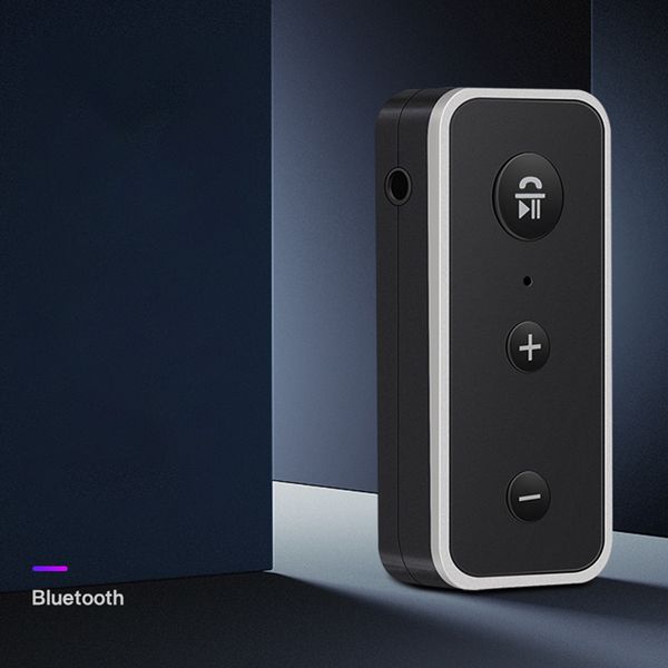 

mini bluetooth4.2 audio receiver support hands-calls a2dp stereo noise reduction 3.5mm aux adapter car