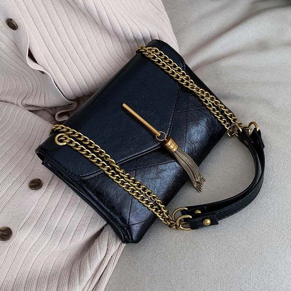 

women messenger bag chain tassel female shoulder bag envelope design lady clutches pu leather handbags ladies sling bags bolsahand bag large
