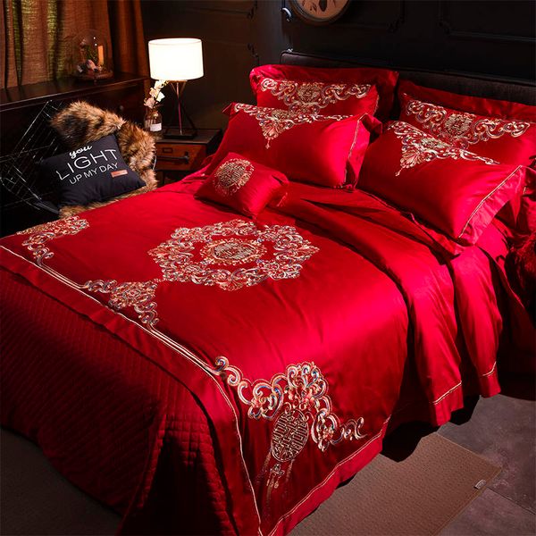 2018 Thick Bedspread Pillowcase Duvet Cover Sets 100 Egyptian