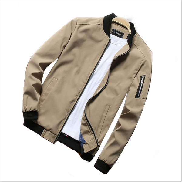 

spring new men's bomber zipper jacket male casual streetwear hip hop slim fit pilot coat men clothing plus size 4xl, Black;brown