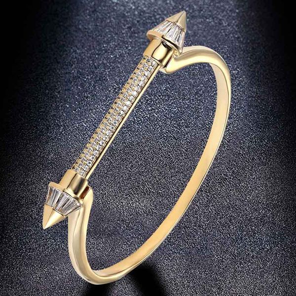 

zlxgirl jewelry women size micro pave setting bangle jewelry women's wedding bracelet bridal bijoux bags and shipping, Black
