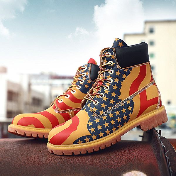 

men genuine leather winter boots fashionable leather work boots ankle indestructible work shoes men puncture proof shoes, Black