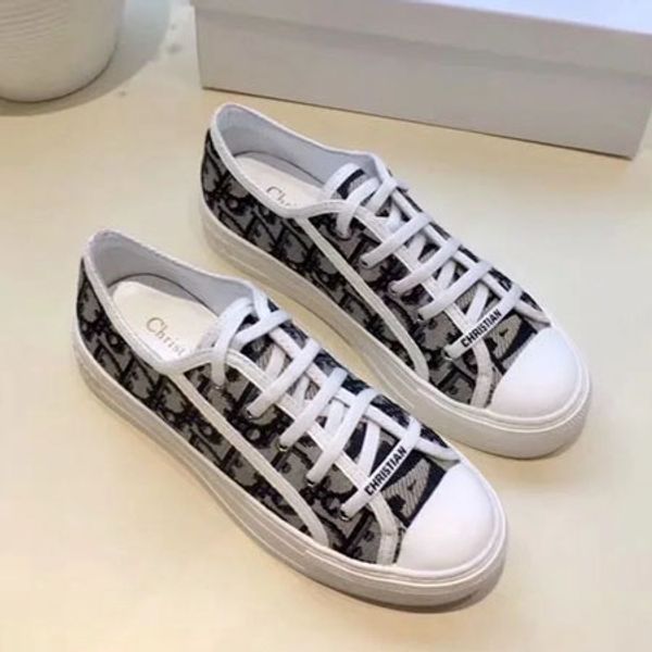 

2019 sneakers casual shoes sneaker flat trainers sports fashion shoes sandals slippers lace-up white shoes for woman size:35-40 dhl 03, Black