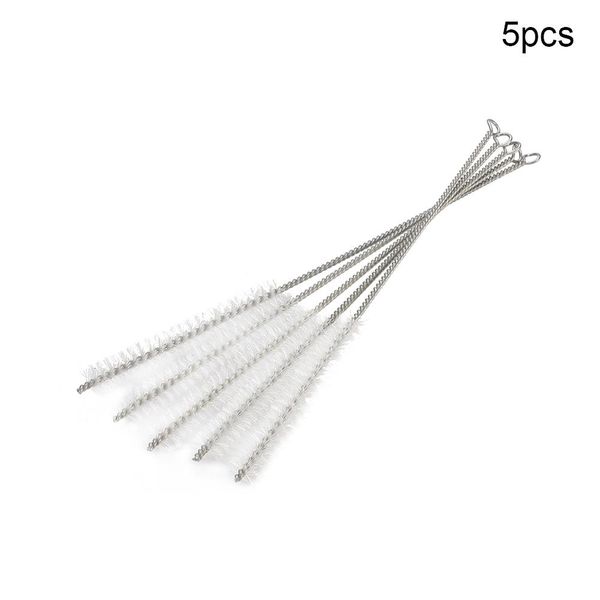 

nylon test tube brush metal handle bottle cleaning brush 22cm length cleaner industry straw cleaning 5pcs/25pcs