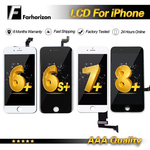

Для 7 Plus LCD Замена Класса A +++ Дисплей Сенсорный Дигитайзер Полная Замена Экрана В С