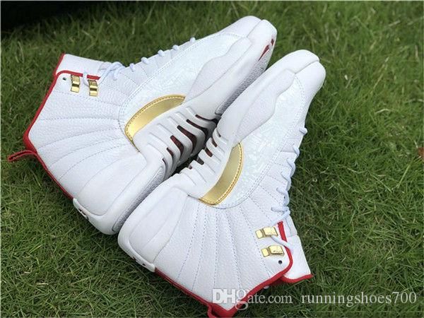 

new 12 fiba mens basketball shoes designer 12s men gym red game royal university gold dark grey punch sport trainer sneakers