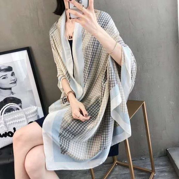 

путешествия незаменимый предмет 2020 chun xia series hot style шарфы все думают что это так красиво независимо от того как вы на это смотрит, Blue;gray