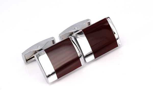 

hyx enamel cufflinks male french red shirt cufflinks cufflin french shirt men jewelry wedding groom men cuff links, Silver;golden