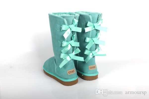 

Ѭождево новй клаиекий вокие зимние апоги нађѬална кожа bailey bowknot жен Black