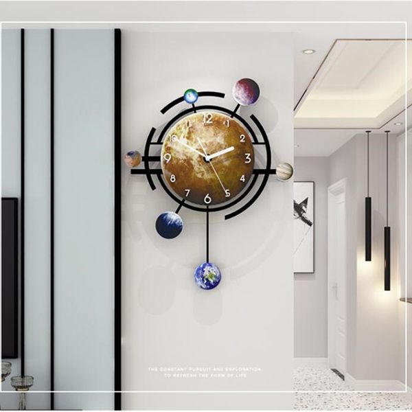

clock living room modern personality creative clock light luxury decorative art wall household fashion wall