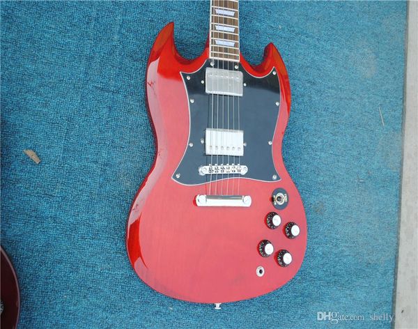 

color red p90 collect sg guitar with p90 one pickup electric guitar sg 400 make old, all received ing