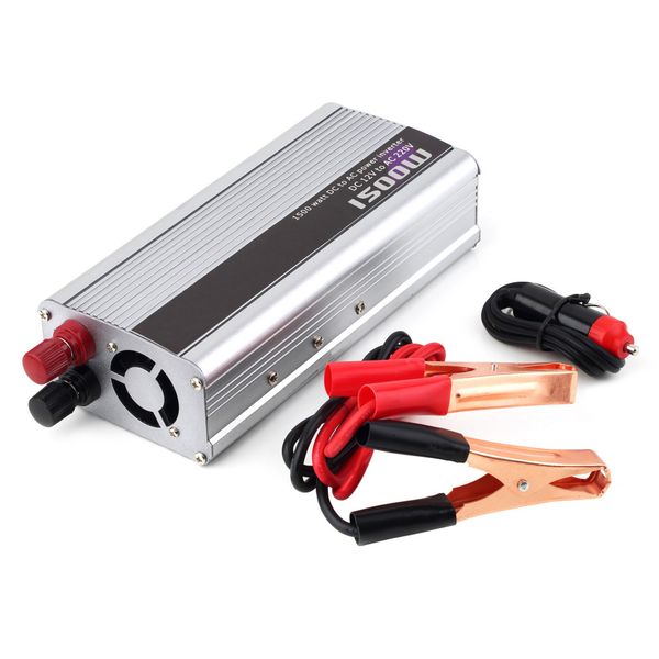 

1500w car dc 12v to ac 220v power inverter overload protection reverse polarity protection car charger converter for electronic