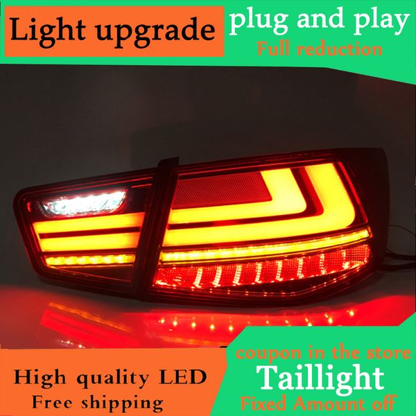 

dynamic turn signal taillight for kia forte led tail light assembly drl+turn signal+brake+reverse+fog lights 2009-2013