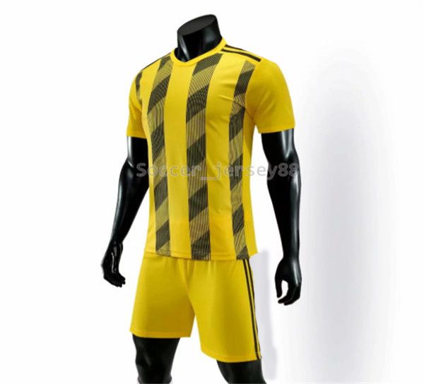 

new arrive blank soccer jersey #908#-6 customize quick drying t-shirt club or team jersey contact me uniforms football shirts, Black;yellow