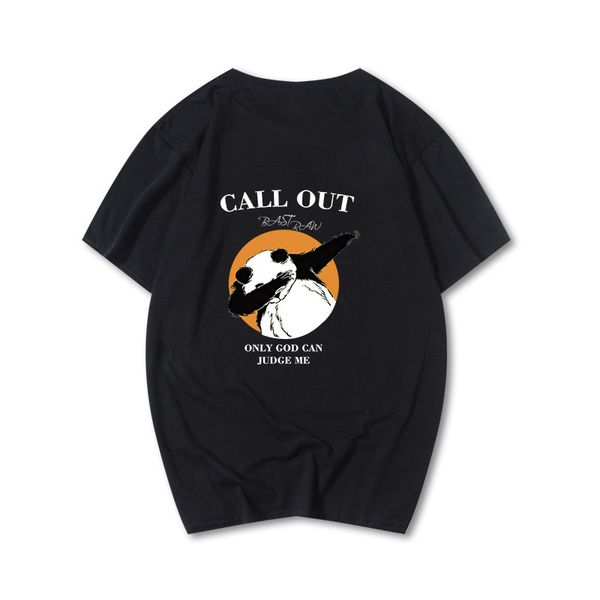 

men women fashion summer t-shirt call out street tee casual hip hop tee for men only god can judge me print comfort soft, White;black