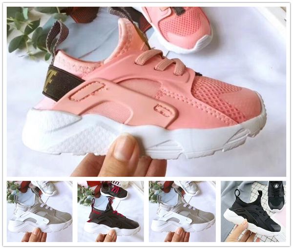 

Nike Air Huarache Дешевые 2019 Детские Дети Huarache Кроссовки Малышей Дети Huaraches Тройной Белый