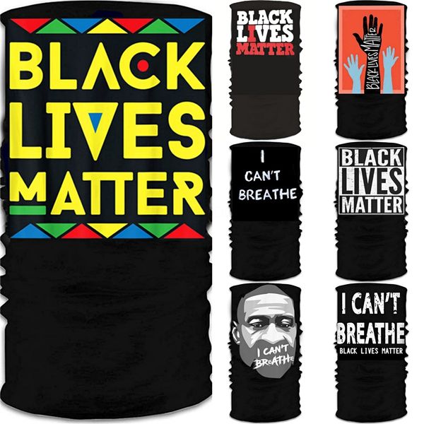 

i cant breathe3d national flag print ski scarf neck gaiter shilds bandana circle loop summer sun protective tube scarves headwear face #214, Black