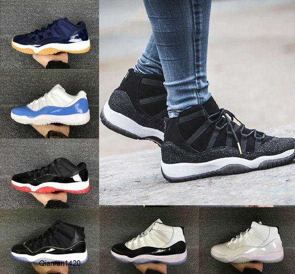 

оптовый новый дизайнер 11 11s баскетбол обувь space jam 45 bred concord мужчины женщина 11s gym red полночь navy затемнения случайных кроссо